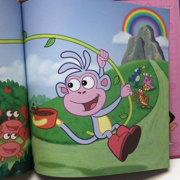 Set of 2 Nick Jr Dora The Explorer Hardcover Children’s Reading Story Books - Picture 6 of 9